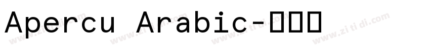 Apercu Arabic字体转换
